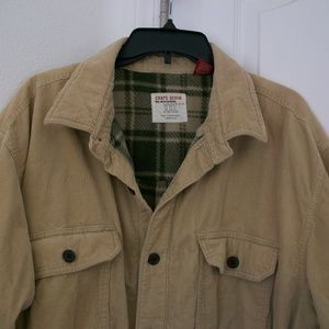 chaps fleece lined jacket